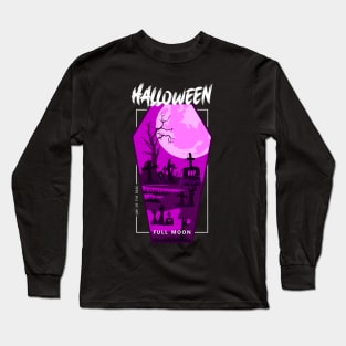 The Fool Moon Halloween Long Sleeve T-Shirt